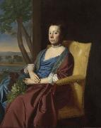 John Singleton Copley Mrs. Isaac Smith oil on canvas